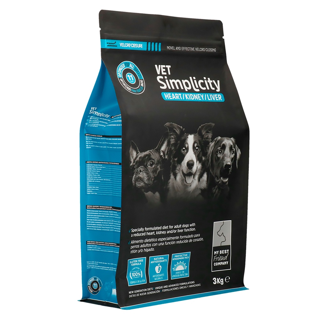 VetSimplicity HEART / KIDNEY / LIVER 4 x 3 kg