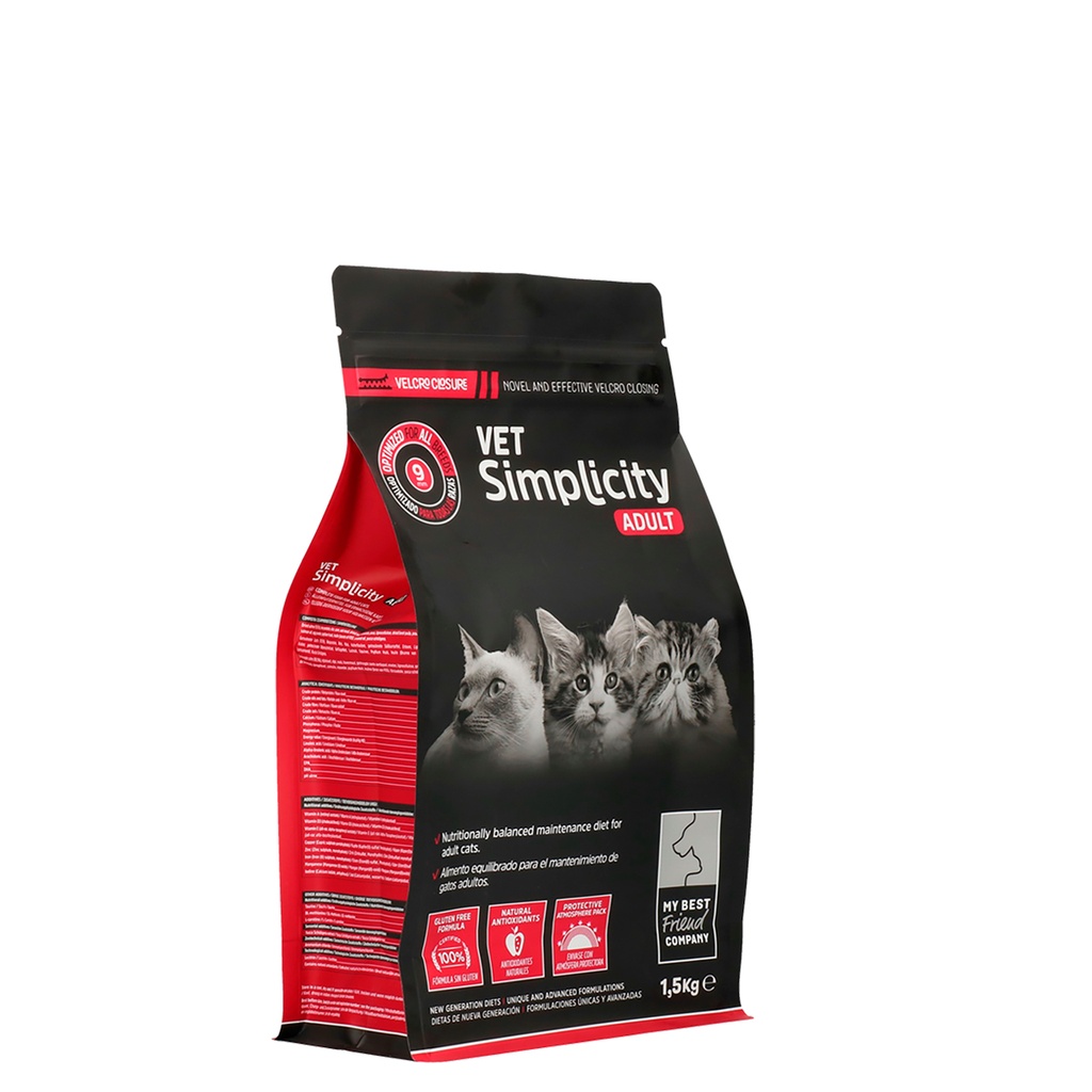 VetSimplicity CAT ADULT & STERILIZED 4 x 1,5 kg
