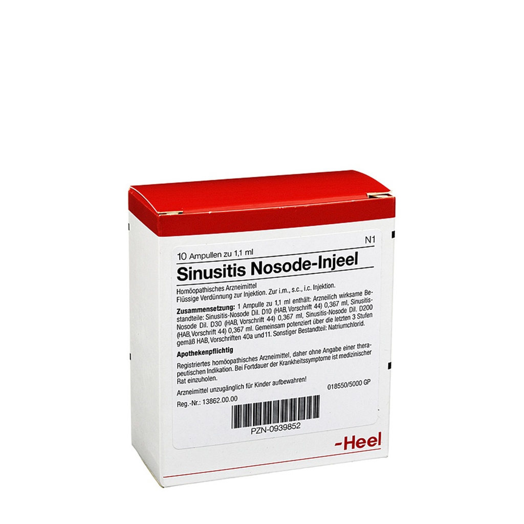 Sinuitis Nosode-Injeel 10 x 1,1 ml