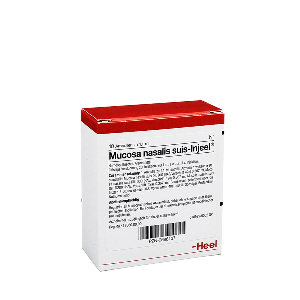 Mucosa Nasalis Suis-Injeel, 10 x 1,1 ml