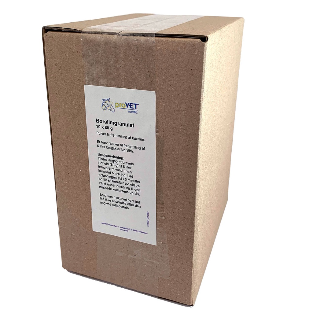 Børslimgranulat, 10 x 80 g
