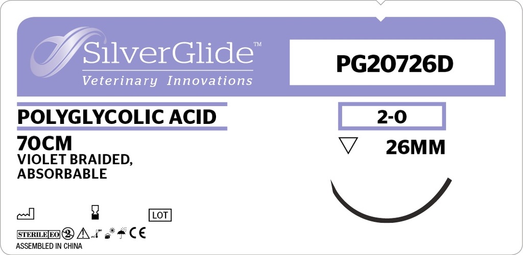 Sutur PG20726D Polyglycolic Acid 36 stk