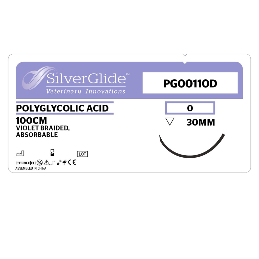 Sutur PG00110N Polyglycolic Acid 12 stk. 