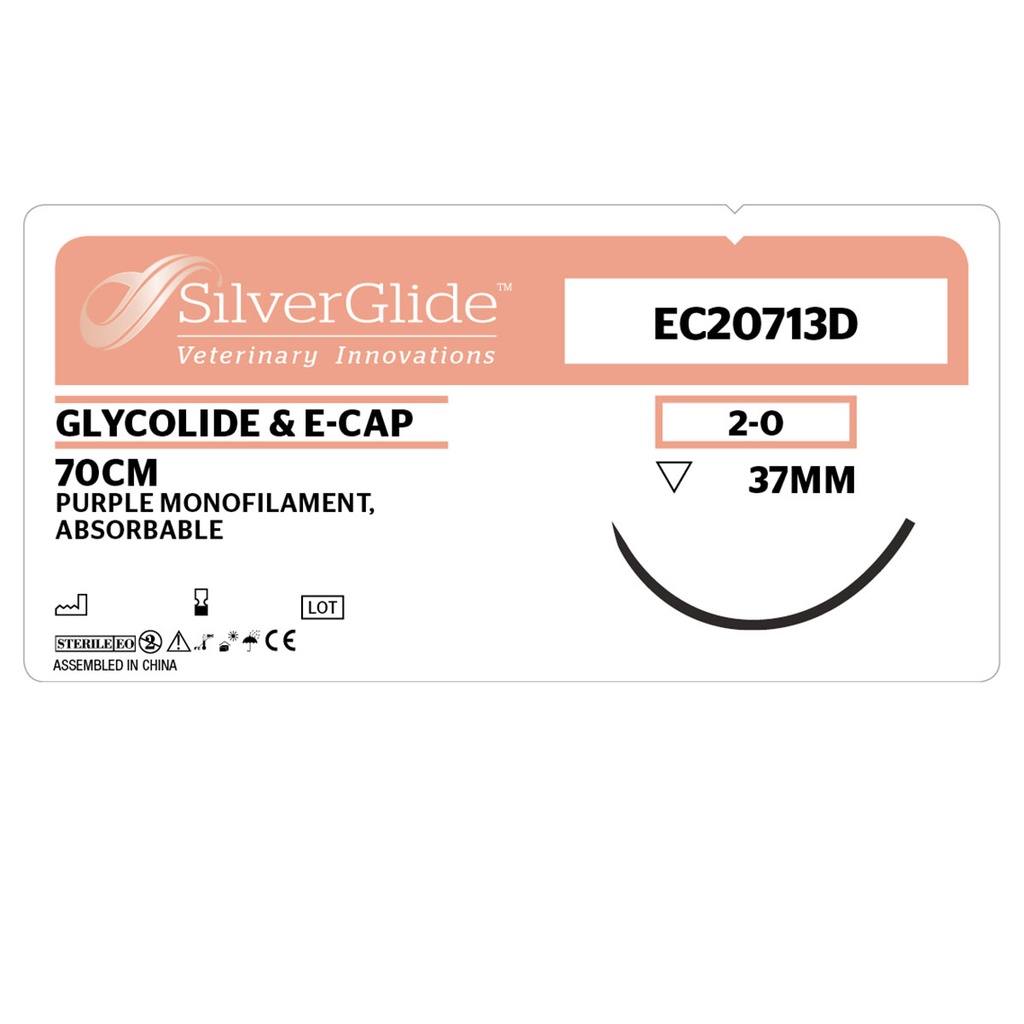 Sutur EC20713D Glycolide & e-Cap 36 stk.