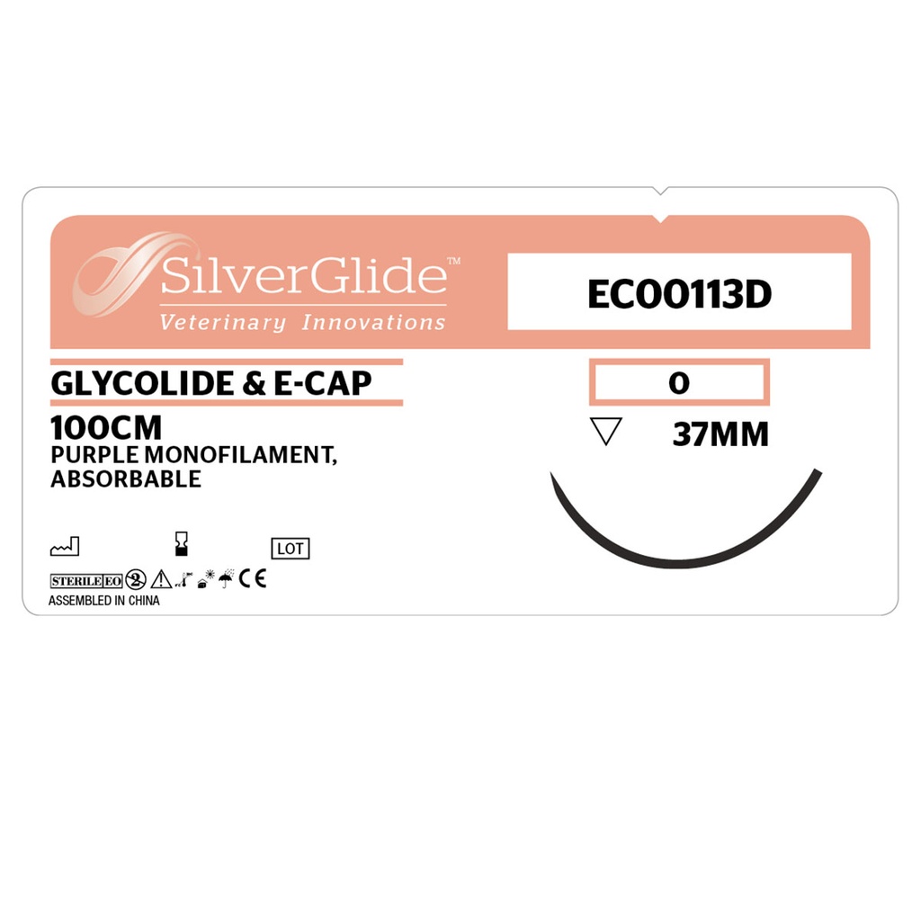 Sutur EC00113D Glycolide & e-Cap 36 stk.