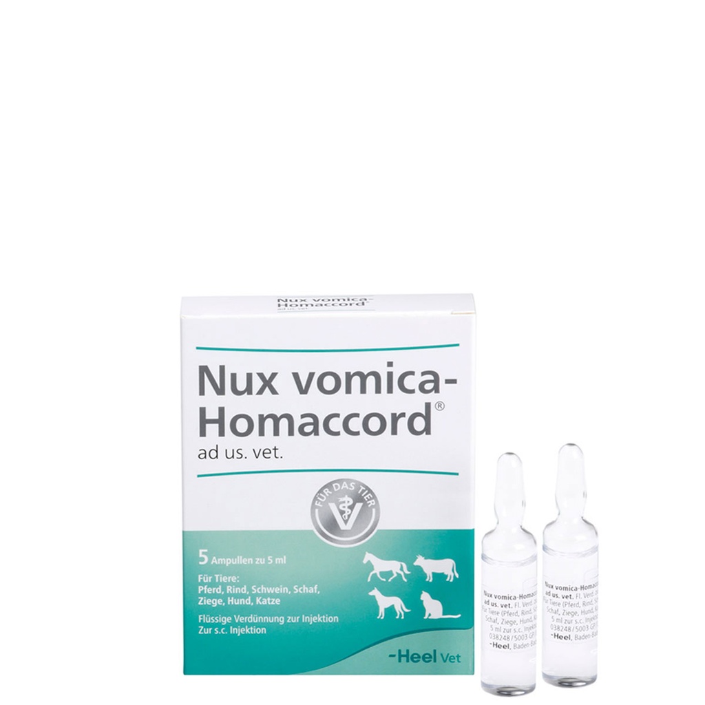 Nux Vomica-Homaccord ad us. vet 5 x 5 ml