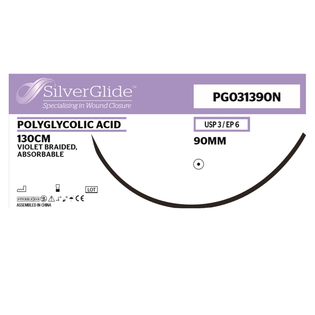 Sutur PG-031390N Polyglycolic Acid 12 stk