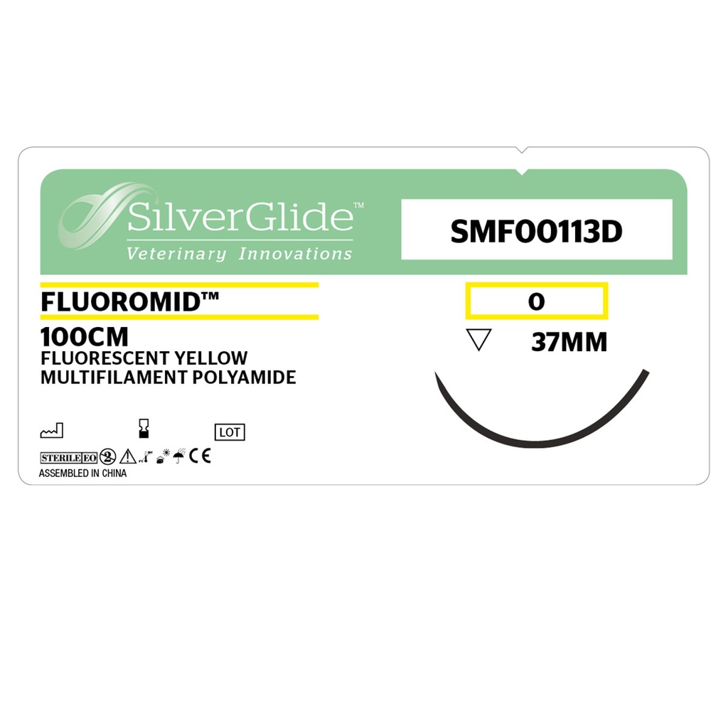 Sutur SMF00113D Fluorescerende Fluomid 36 stk.