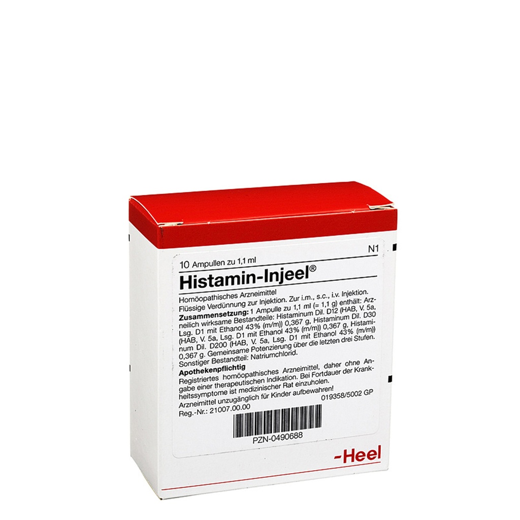 Histamin-Injeel 10 x 1,1 ml