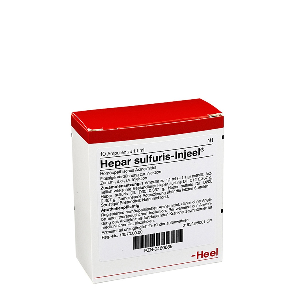 Hepar Sulfuris-Injeel 10 x 1,1 ml