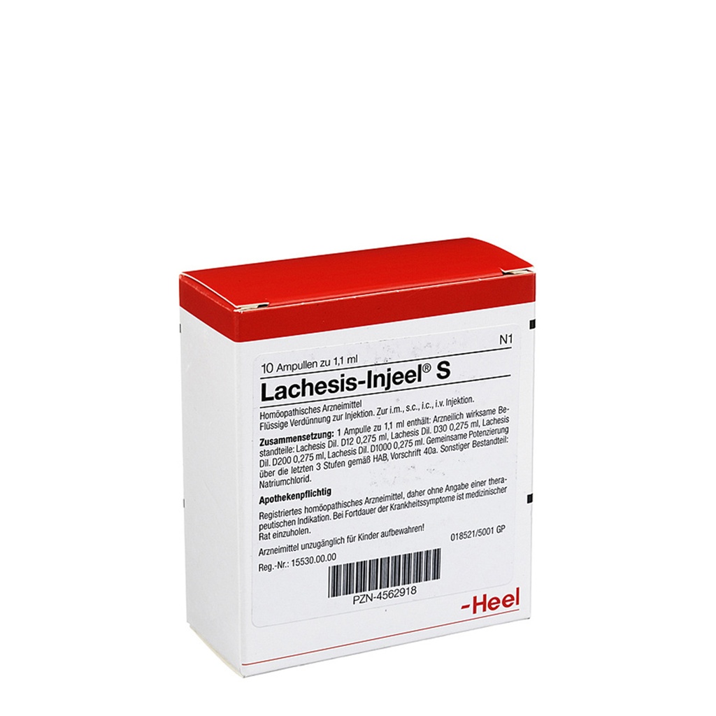 Lachesis-Injeel 10 x 1,1ml