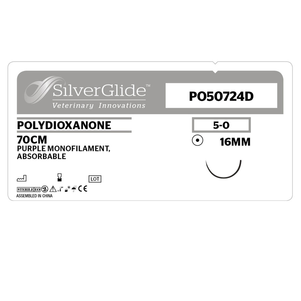Sutur PO50724D Polydioxanone 36 stk.