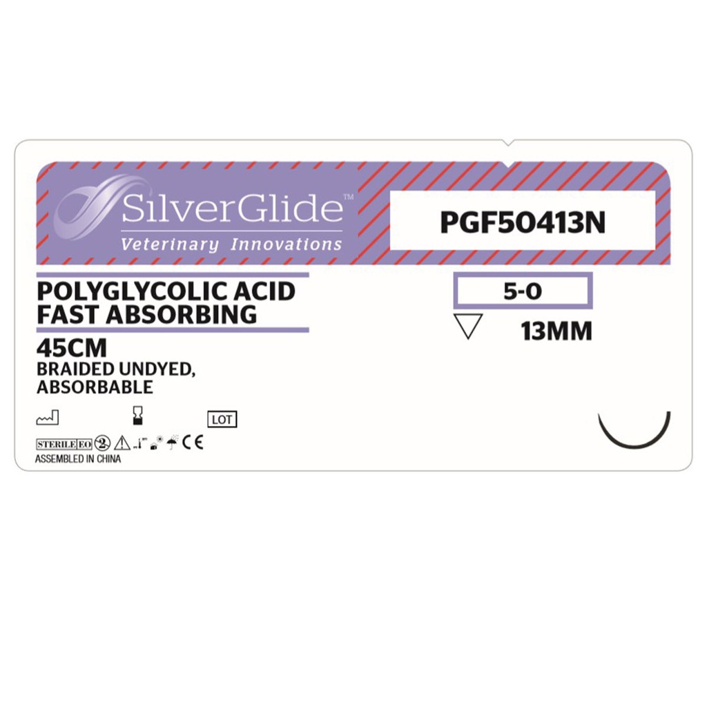 Sutur PGF50413N Polyglycolic Acid 12 stk.
