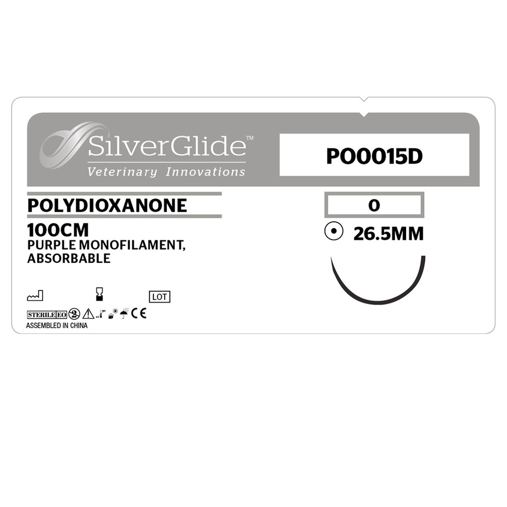 Sutur PO0015D Polydioxanone 36 stk.