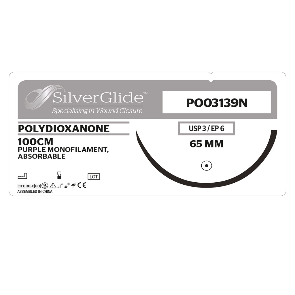 Sutur PO03139N Polydioxanone 12 stk.