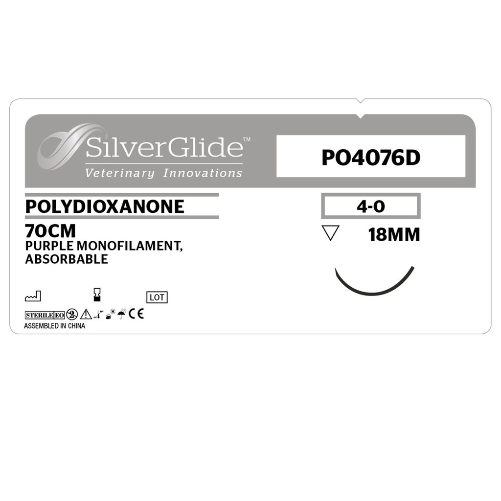 Sutur PO4076D Polydioxanone 36 stk.