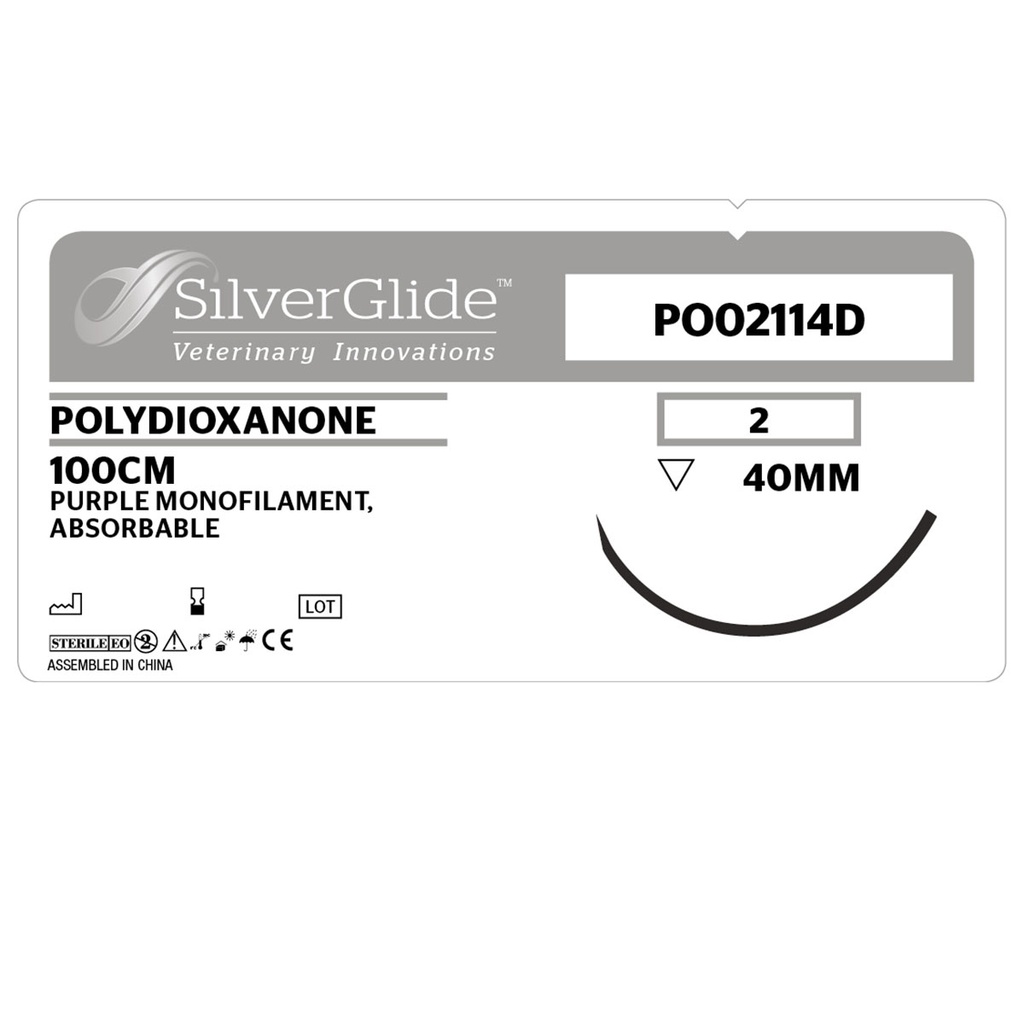 Sutur PO02114D Polydioxanone 36 stk.