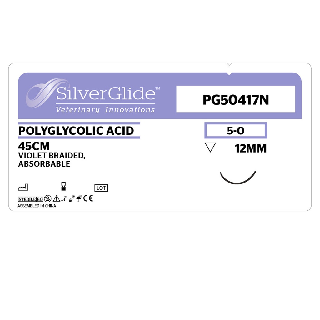 Sutur PG50417N Polyglycolic Acid 12 stk.