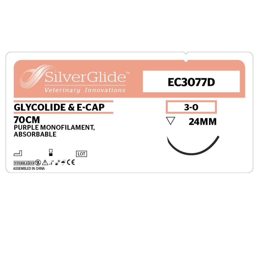 Sutur EC3077D Glycolide & e-Cap 36 stk.