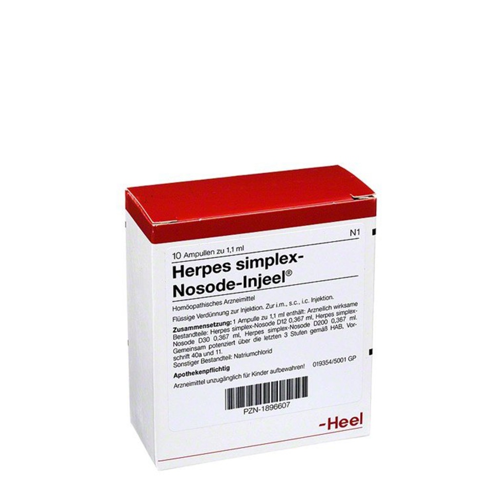 Herpes Simplex-Nosode-Injeel 10 x 1,1 ml