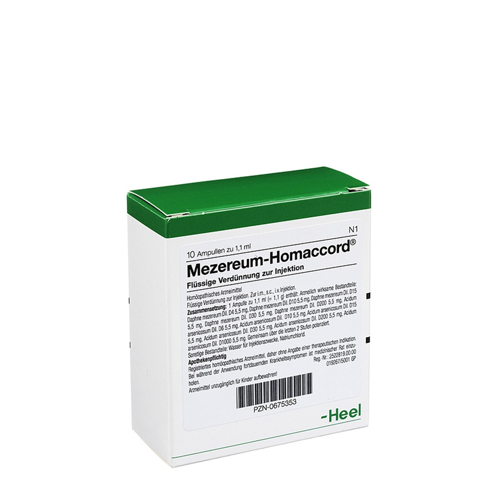 Mezereum Homaccord 10 x 1 ml