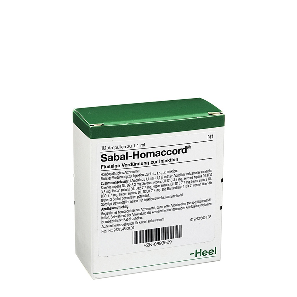 Sabal-Homaccord 10 x 1,1 ml