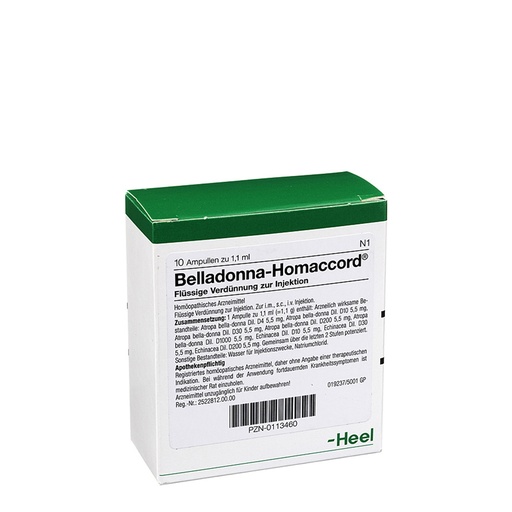 [35181] Belladonna Hommacord 10 x 1,1 ml
