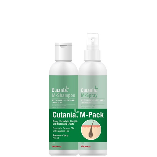 [20475] CUTANIA M-Pack (shampoo + spray 2 x 236 ml)