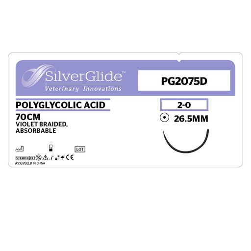 [20207] Sutur PG2075D Polyglycolic Acid 36 stk.
