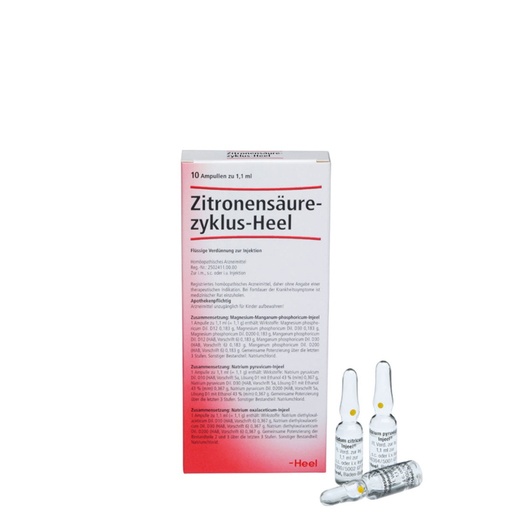 [35041] Katalysator fra citronsyrecyklus 10 x 1,1 ml ampul