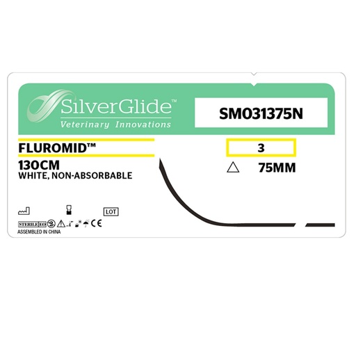 [20230] Sutur SMF031375N Fluorescerende Fluomid 12 stk