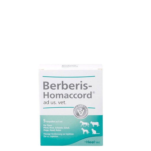 [35063] Berberis Hommacord ad us vet 5 x 5 ml