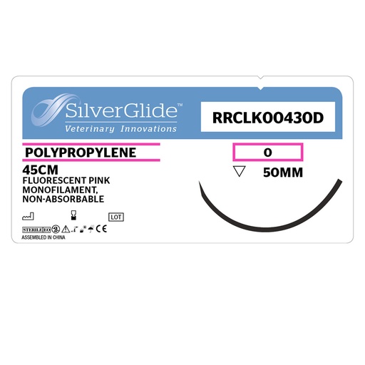 [20200] Sutur RRCLK00430D Pink Polypropylene 36 stk. - UDGÅR