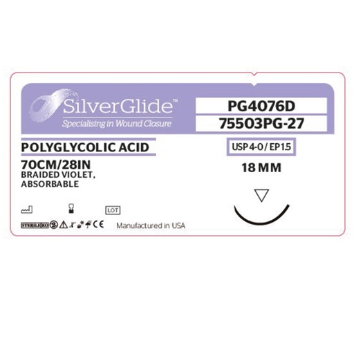 [20314] Sutur PG4076D Polyglycolic Acid 36 stk.