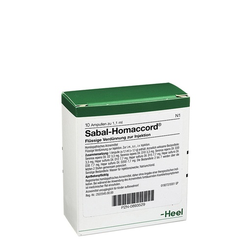 [35129] Sabal-Homaccord 10 x 1,1 ml